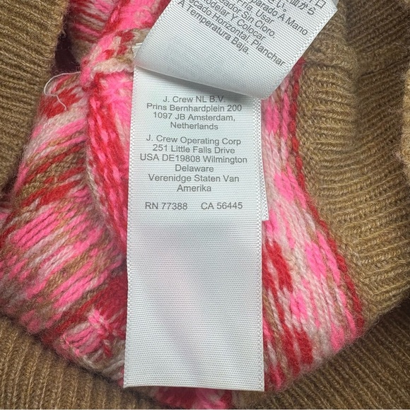 J Crew Shrunken Fair Isle Crewneck Sweater size XS - Picture 7 of 7